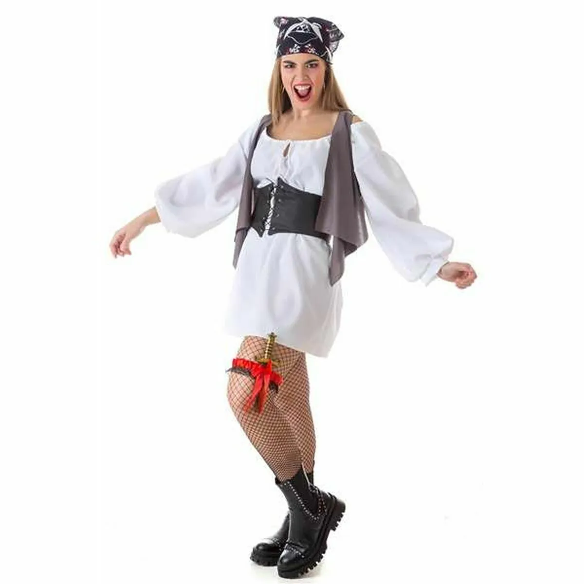 Costume per Adulti     Pirata Sexy (4 Pezzi)