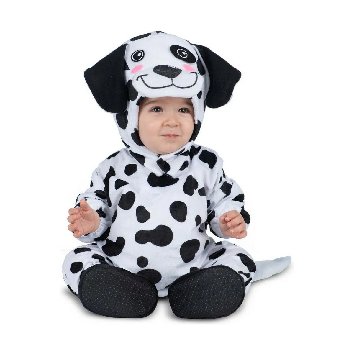 Costume per Neonati My Other Me Nero Bianco Dalmata (4 Pezzi)