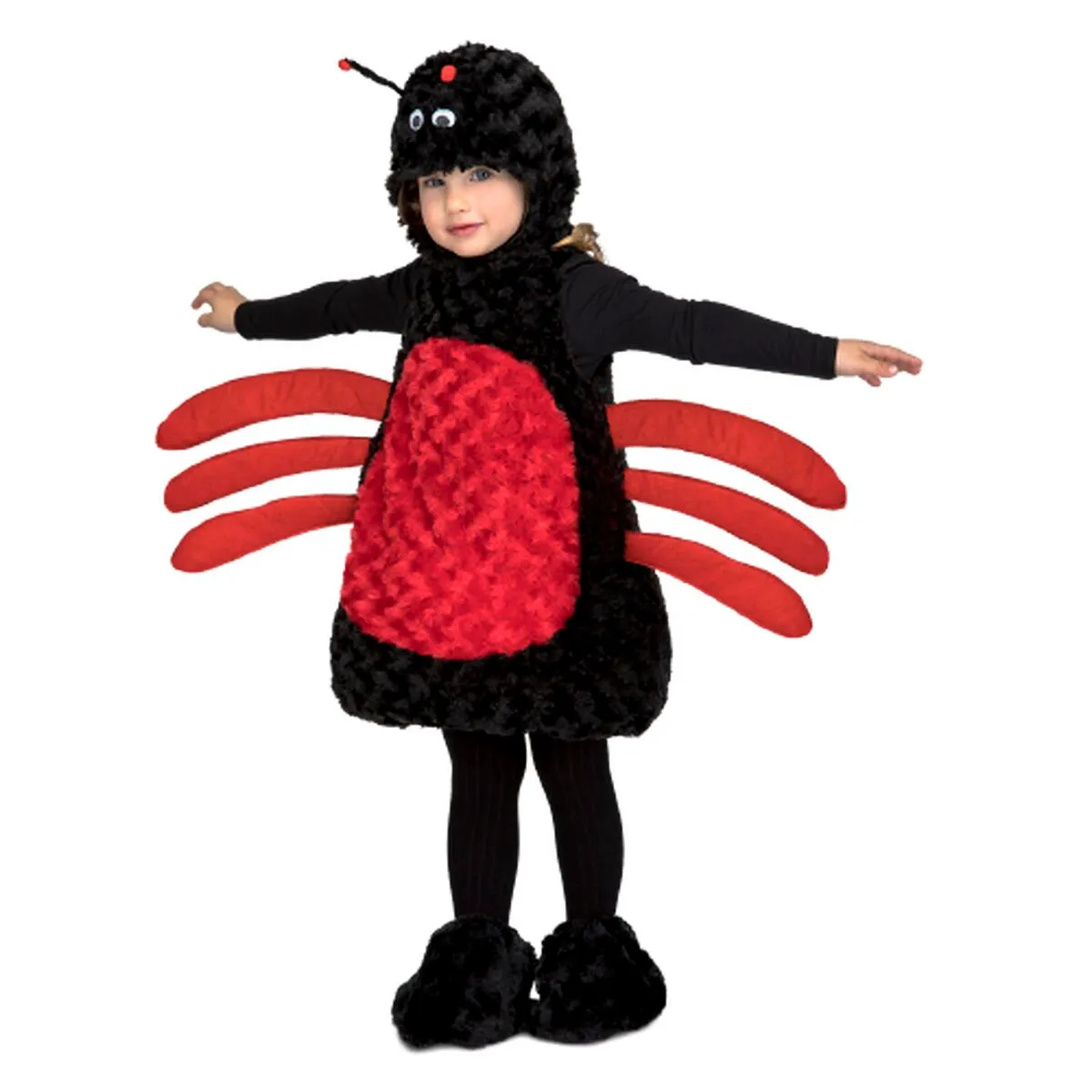 Costume per Bambini My Other Me Rosso Nero Ragno (3 Pezzi)