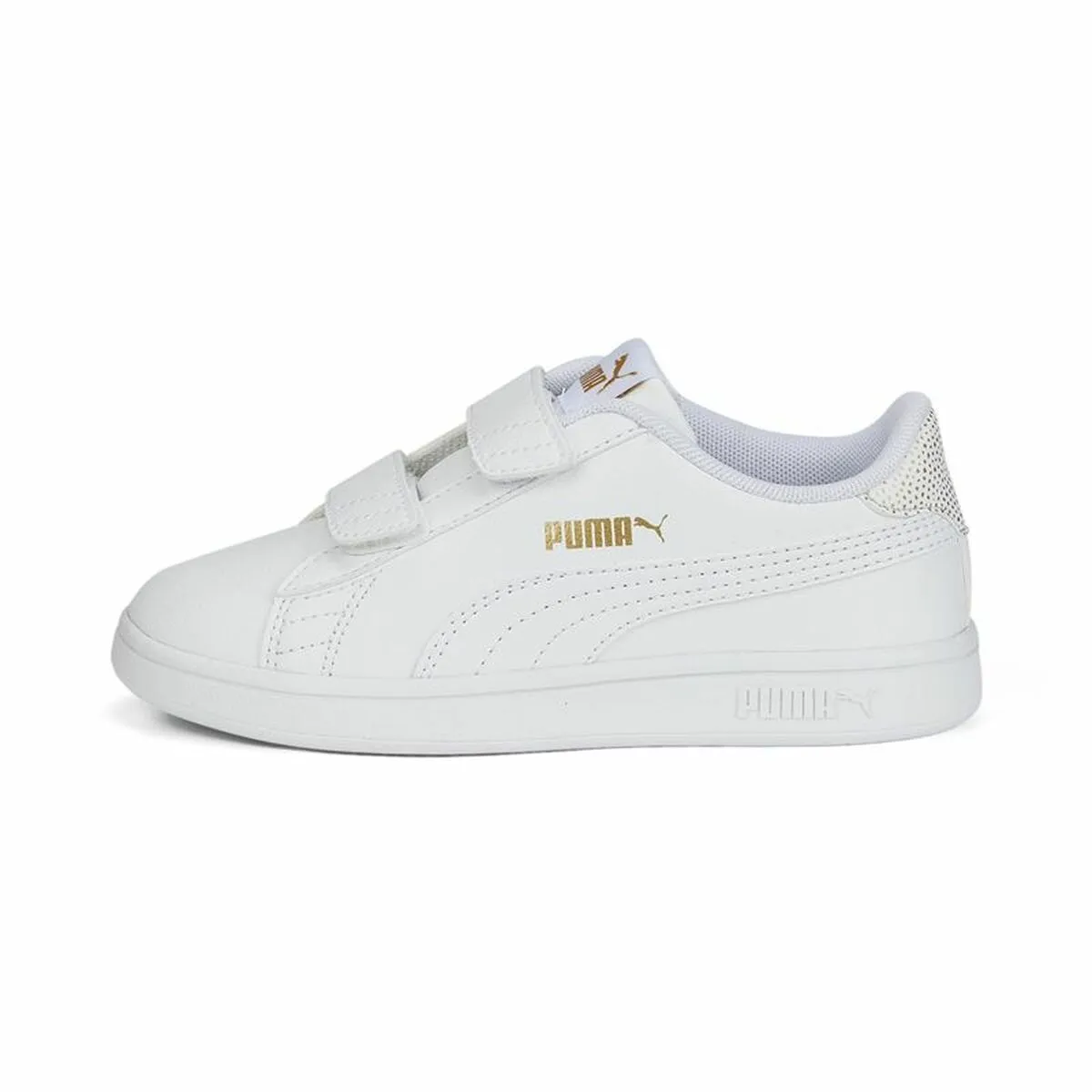 Scarpe Sportive per Bambini Puma Smash v2 Metallics Bianco