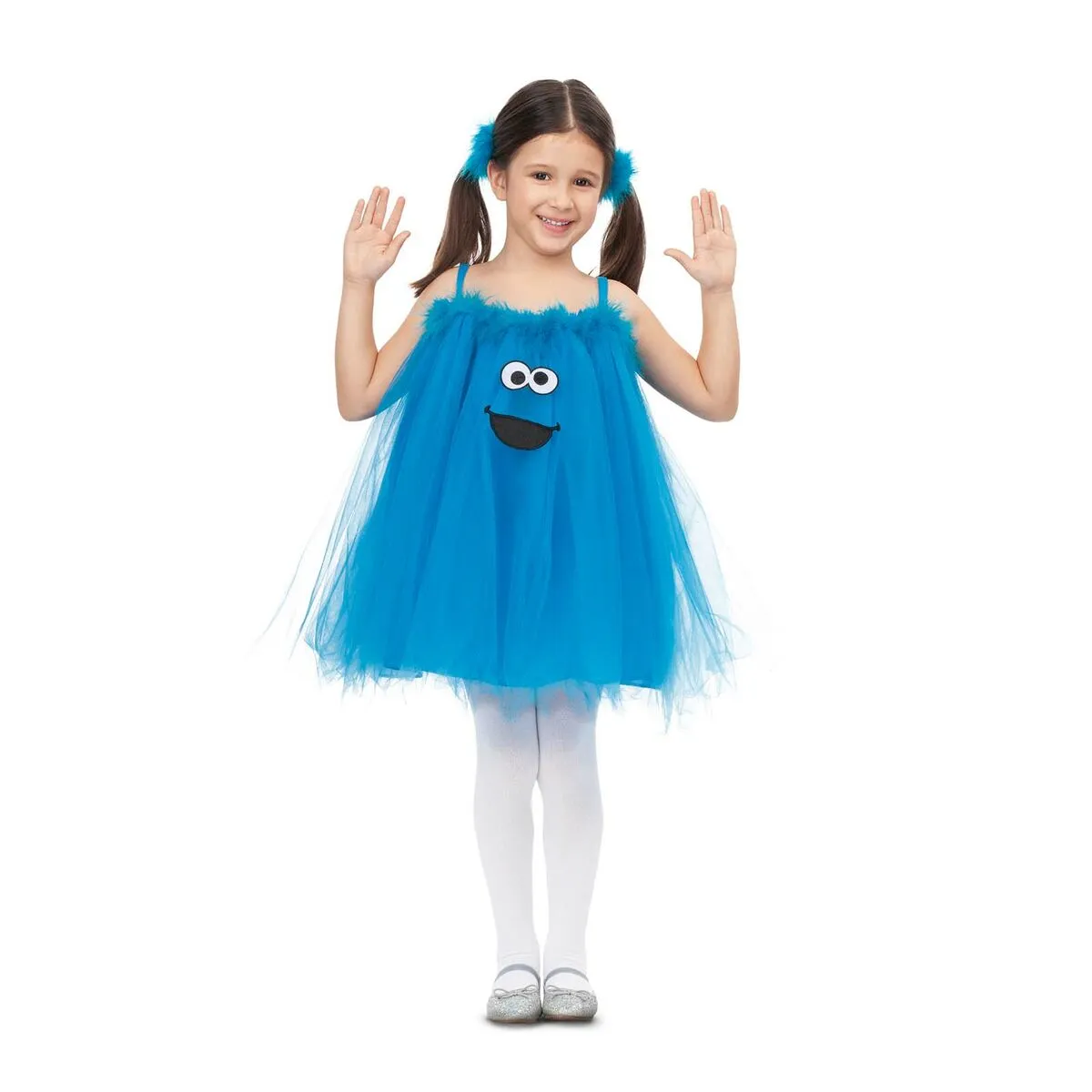 Costume per Bambini My Other Me Cookie Monster Sesame Street Azzurro (2 Pezzi)