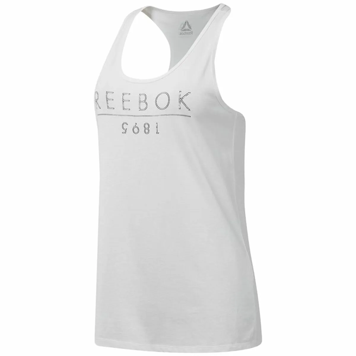 Maglia Smanicata da Donna Reebok 1895 Race Bianco