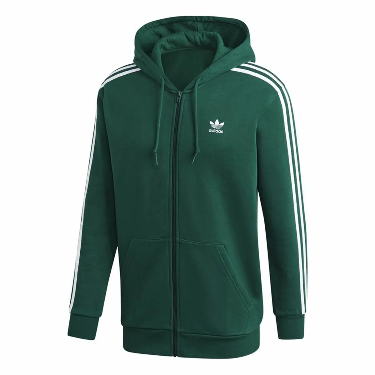 Giacca Sportiva da Uomo Adidas 3 stripes Verde scuro