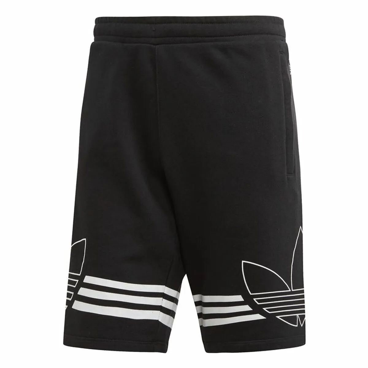 Pantaloni Corti Sportivi da Uomo Adidas Outline Nero