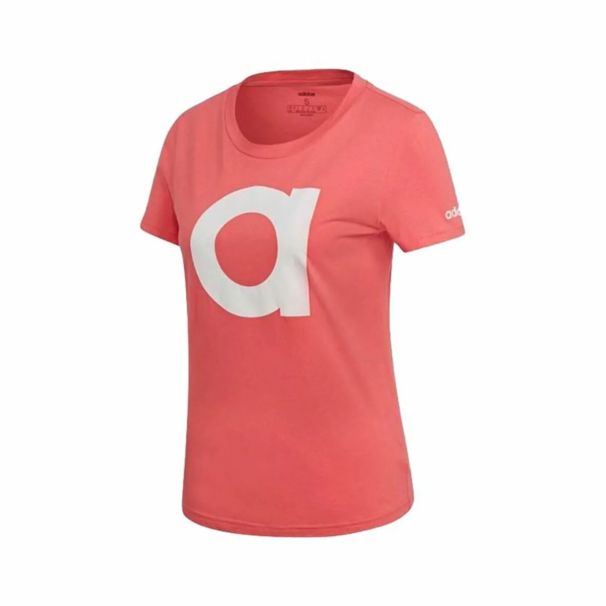 Maglia a Maniche Corte Donna Adidas Essentials Rosa chiaro