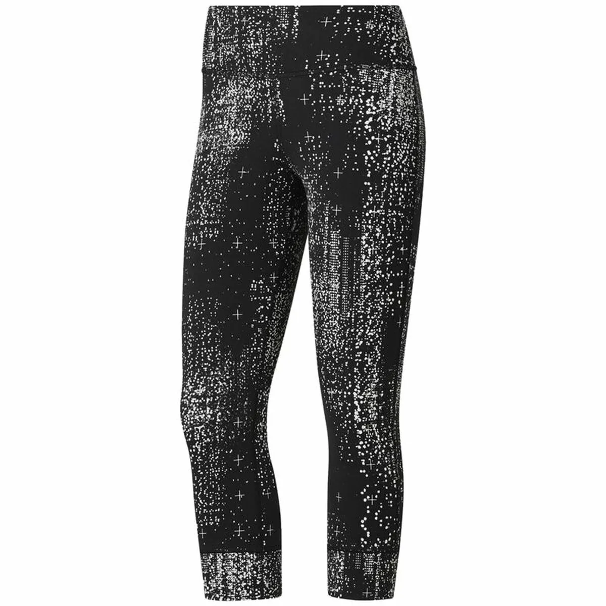 Leggings Sportivo da Donna Reebok Lux 3/4 Nero