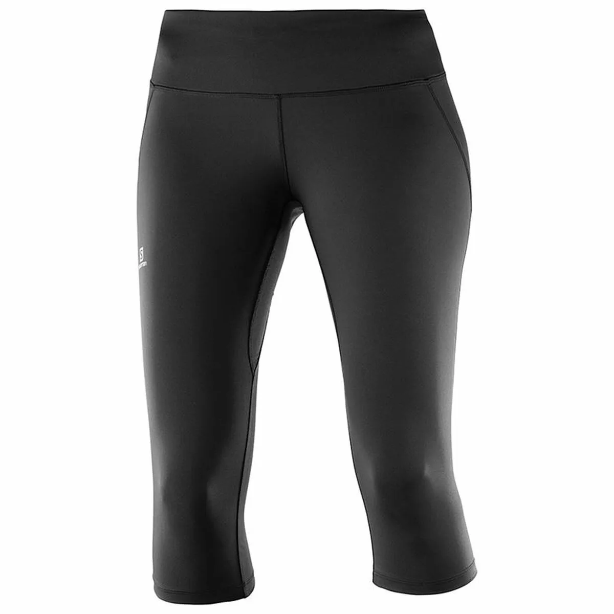 Leggings Sportivo da Donna Salomon Agile Mid Tight Nero