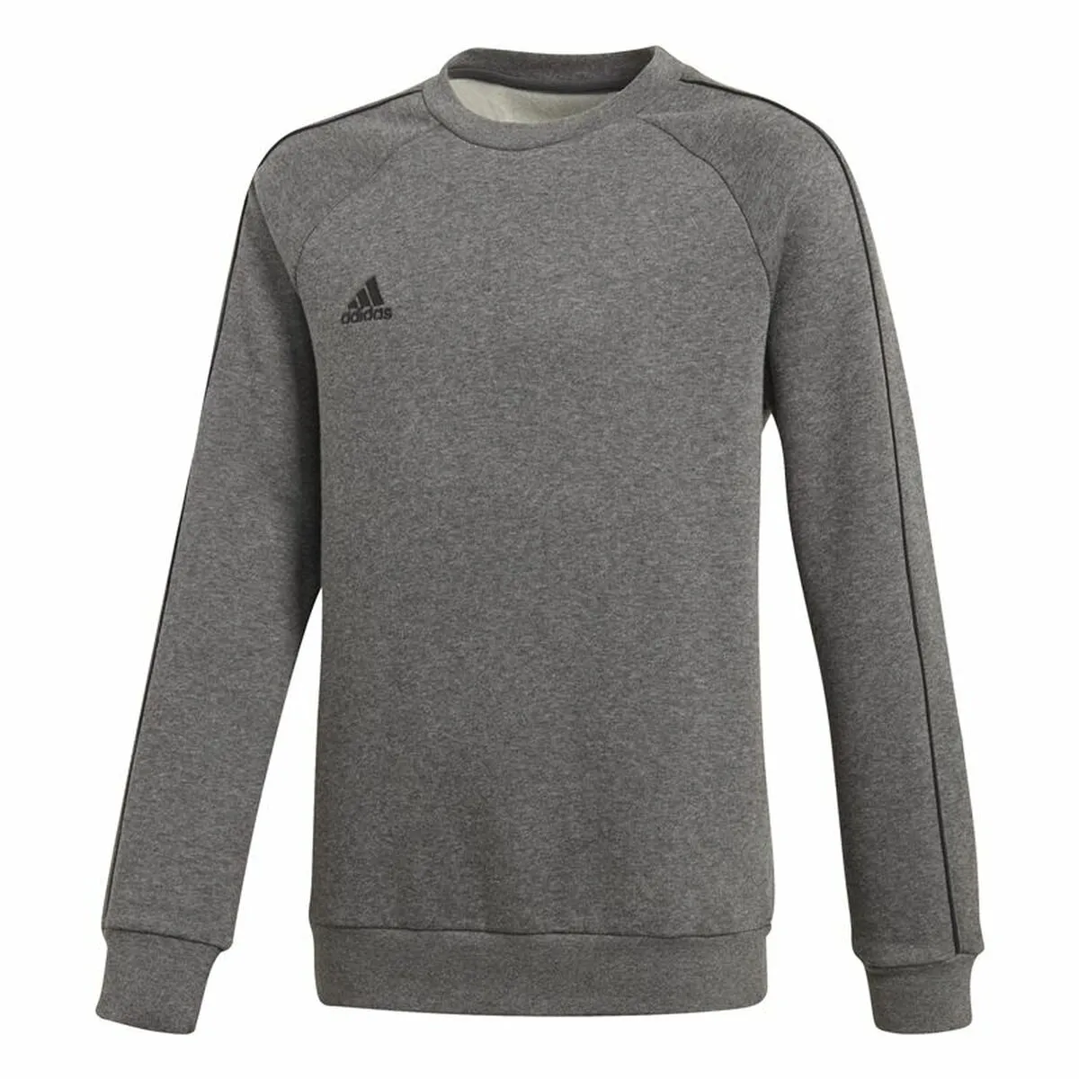 Felpa senza Cappuccio Bambino Adidas Core 18 Grigio scuro