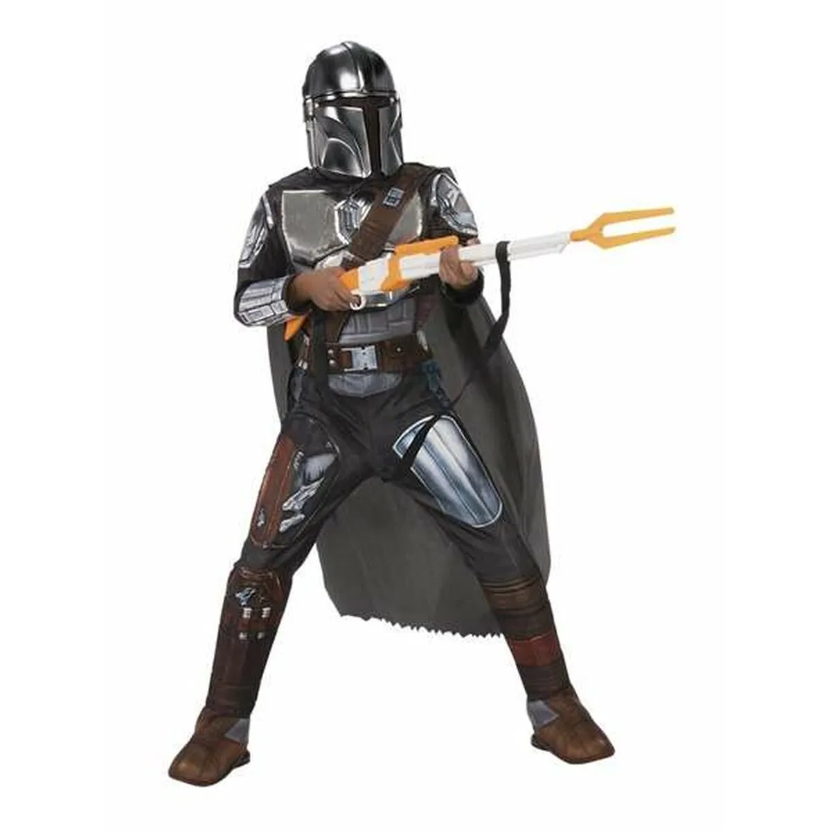 Costume per Bambini The Mandalorian Silver Premium Nero