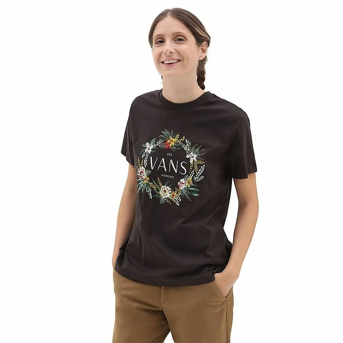 Maglia Vans Wreath Of Flowers Bff Tee-B