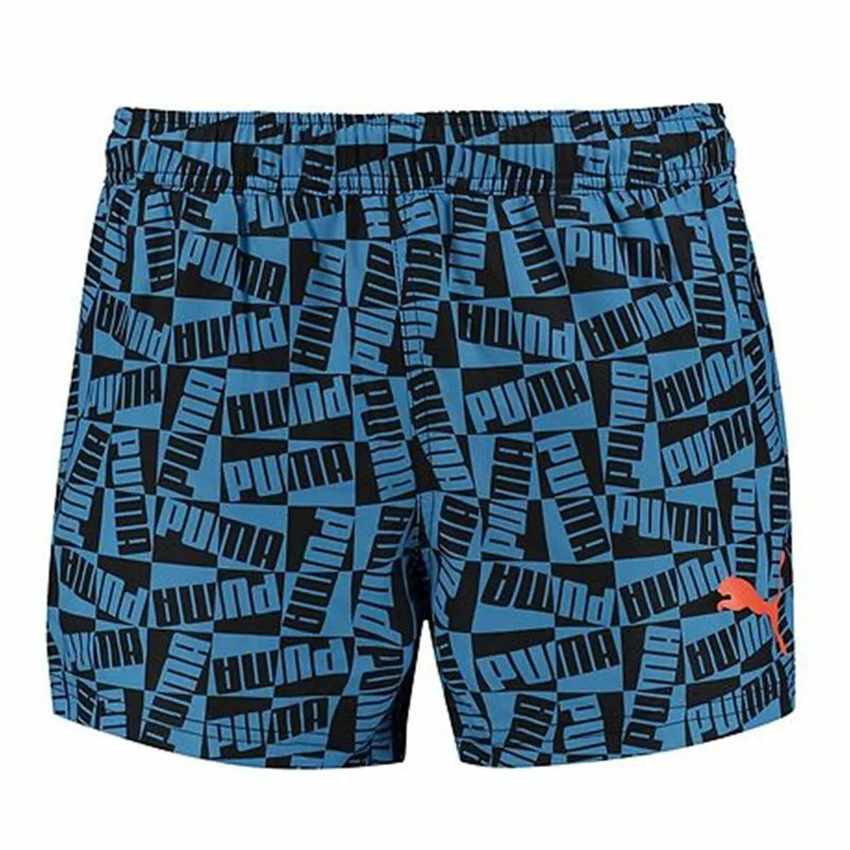 Costume da Bagno Uomo Puma Swim Nero Azzurro