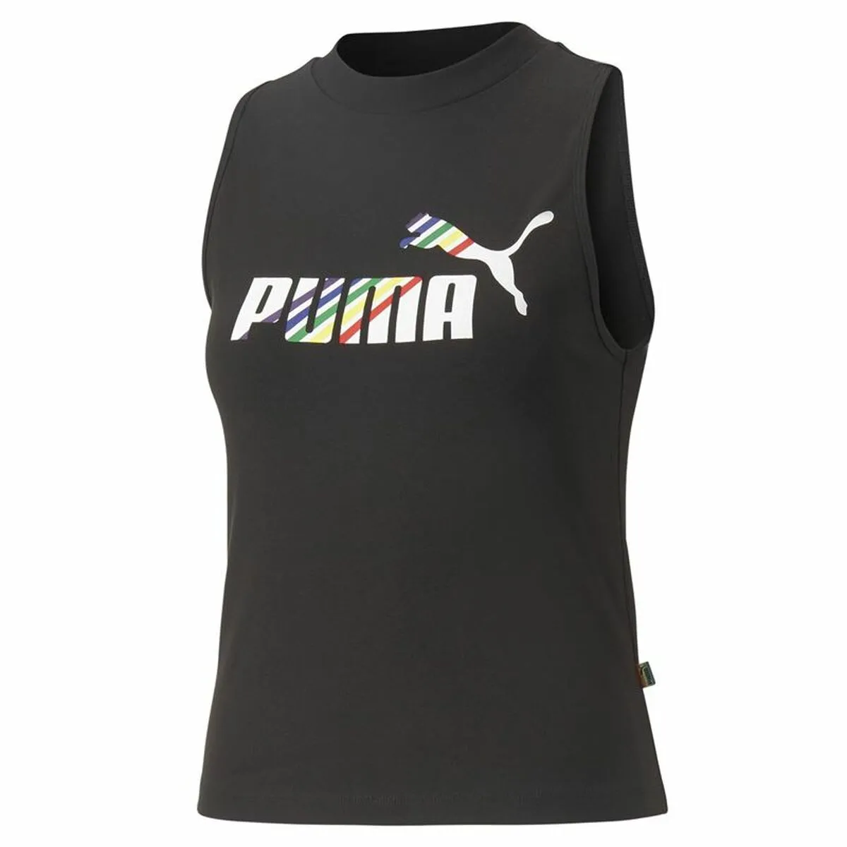 Maglia a Maniche Corte Donna Puma Ess+ Love Is Love Sl Nero