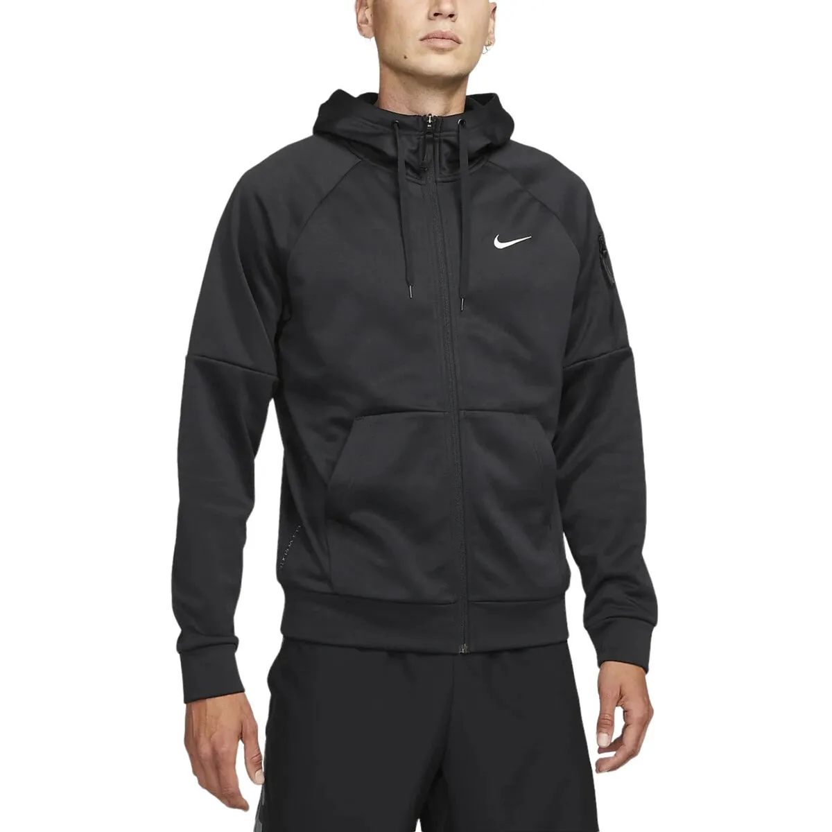 Giacca Sportiva da Uomo Nike Therma-FIT Nero