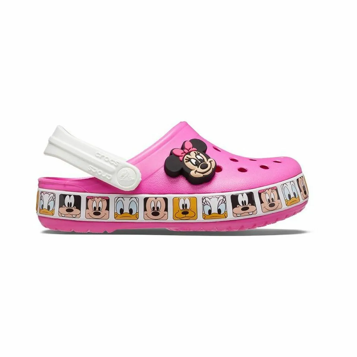 Zoccoli Crocs Minnie Mouse Fucsia Bambini