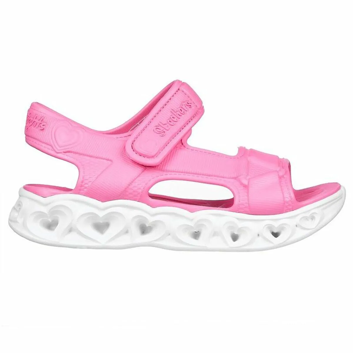 Sandali per Bambini Skechers Lighted Molded Top Rosa