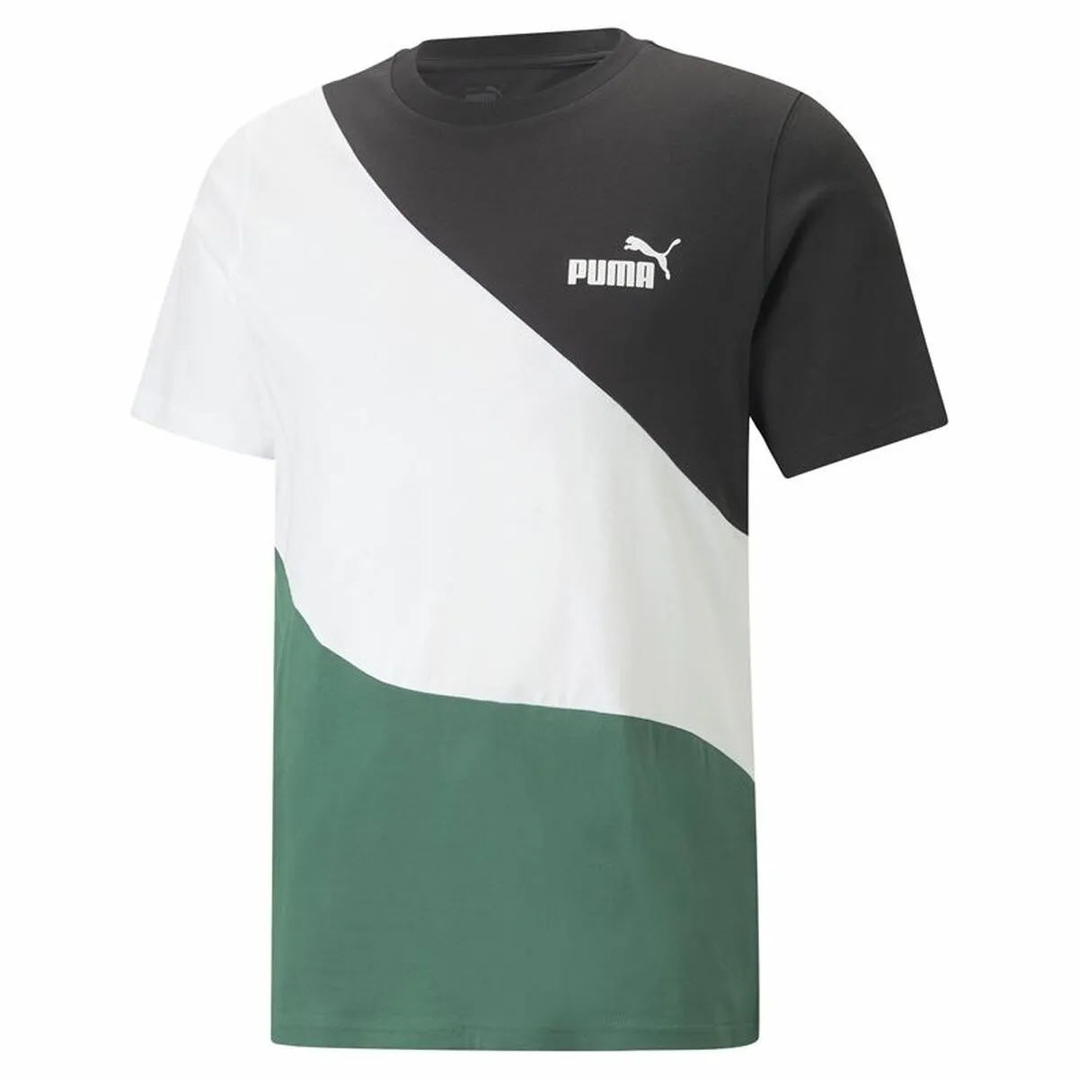 Maglia Puma Power Cat Verde Uomo