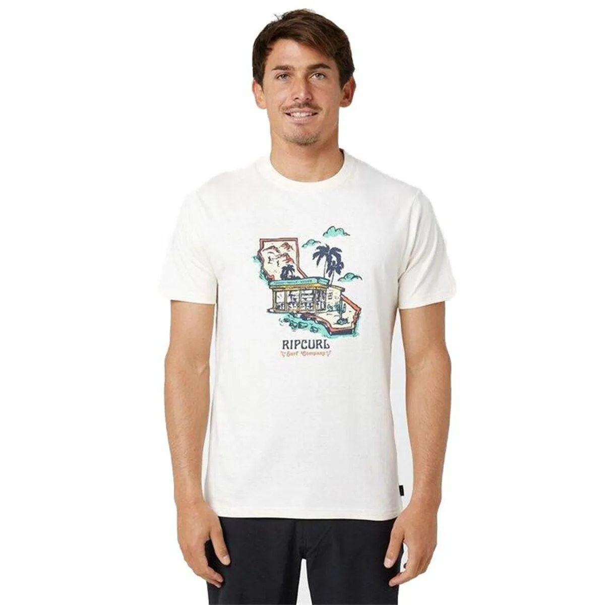 Maglia Rip Curl Framed Bianco Uomo