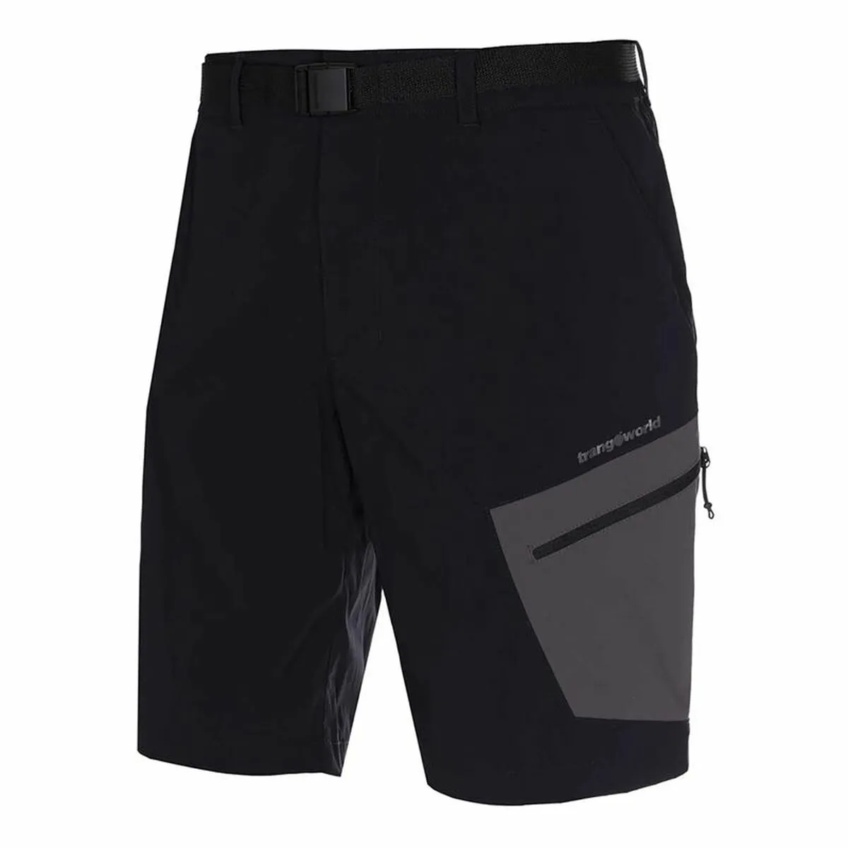 Pantaloncino Sportivo Trangoworld Laruns Nero Montagna