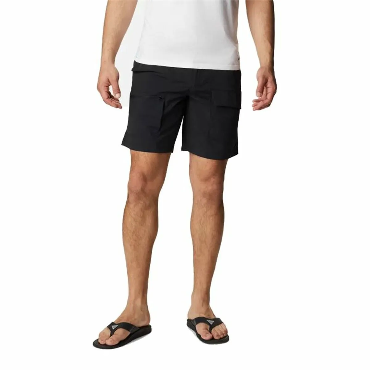 Pantaloncino Sportivo Columbia Hike  Nero Uomo