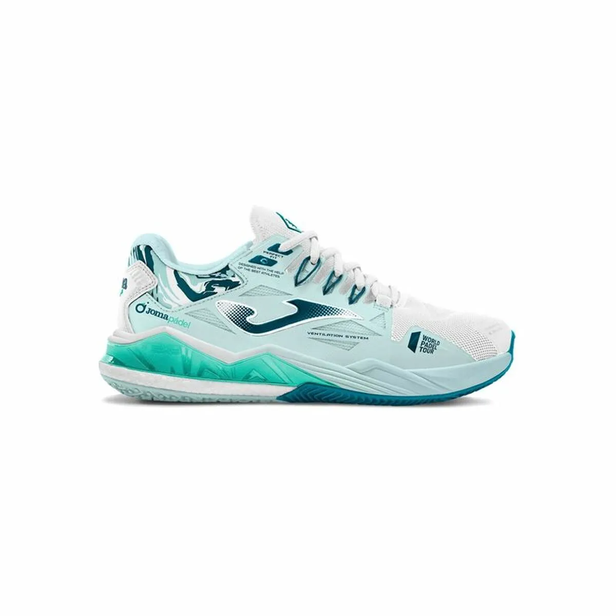 Scarpe da Padel per Adulti Joma Sport T.Spin Lady 2305 Turchese