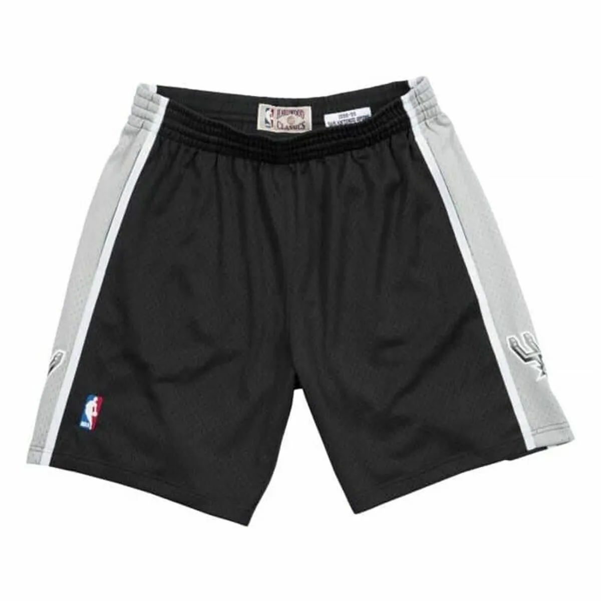 Pantaloncini da Pallacanestro da Uomo Mitchell & Ness San Antonio Spurs Nero