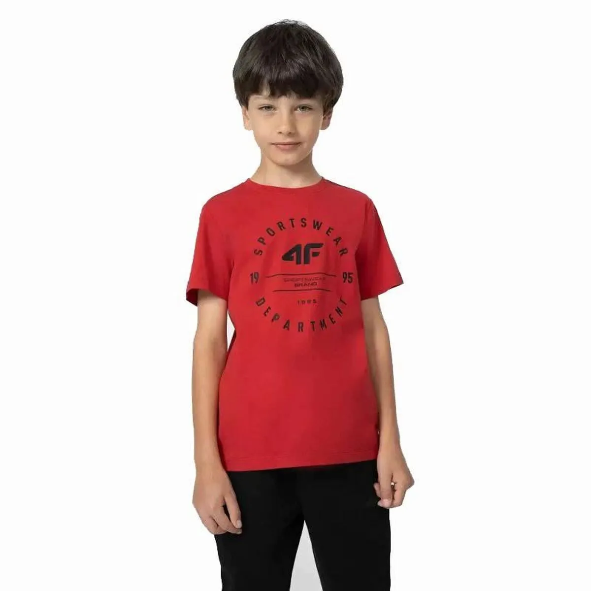 Maglia a Maniche Corte Bambino 4F M294  Rosso