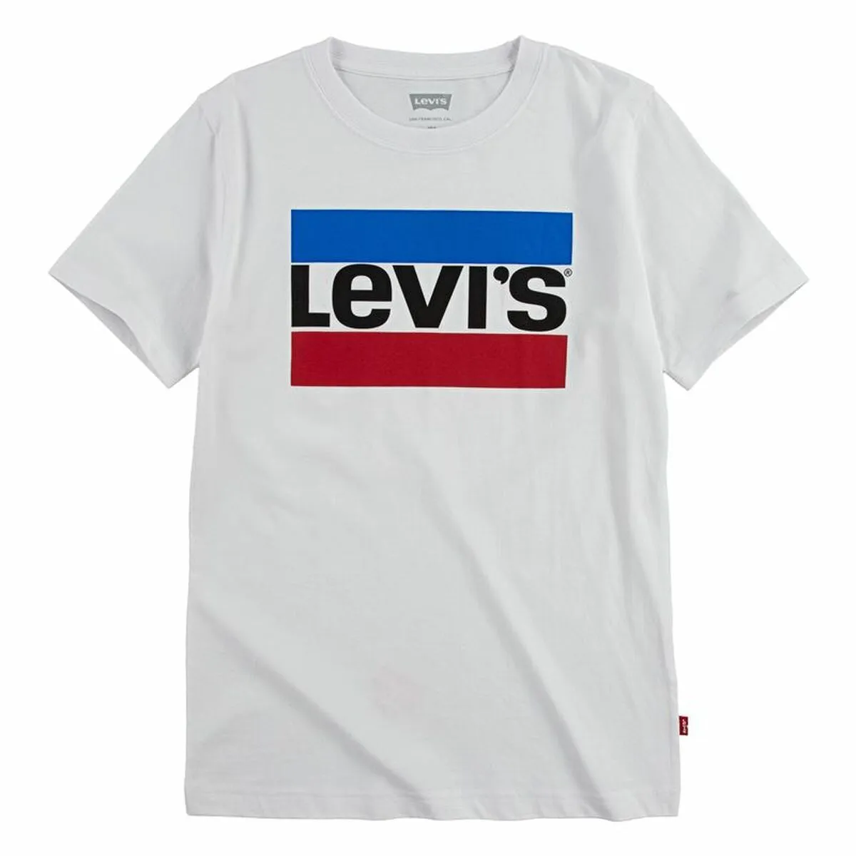 Maglia a Maniche Corte Bambino Levi's Sportswear Logo Bianco