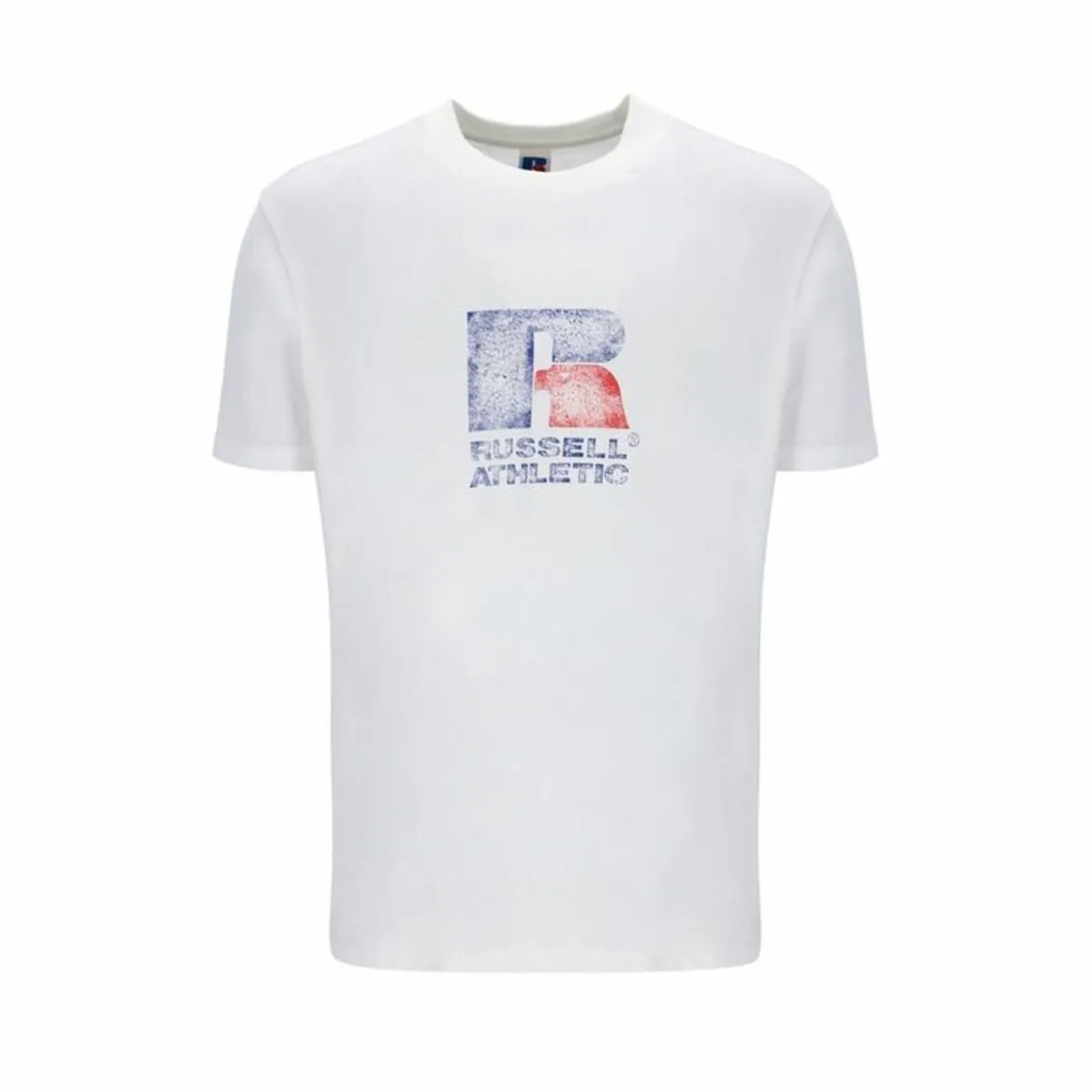 Maglia a Maniche Corte Russell Athletic Emt E36201 Bianco Uomo