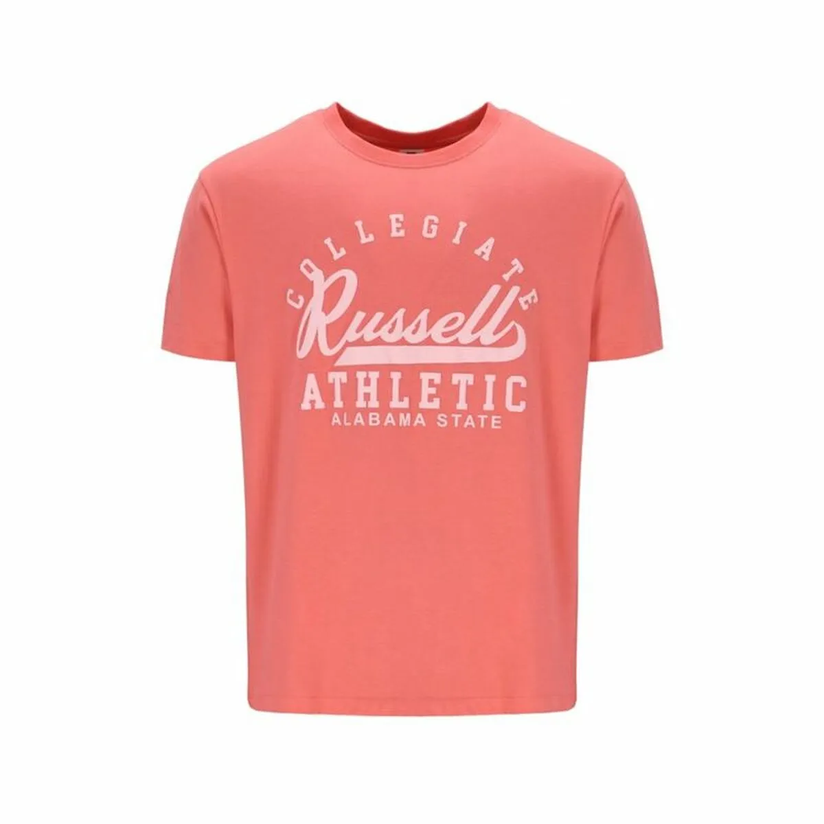 Maglia a Maniche Corte Russell Athletic Amt A30211 Corallo Uomo