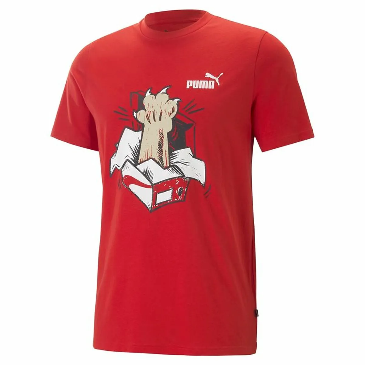 Maglia a Maniche Corte Puma Graphics Sneaker For All Time Rosso Unisex