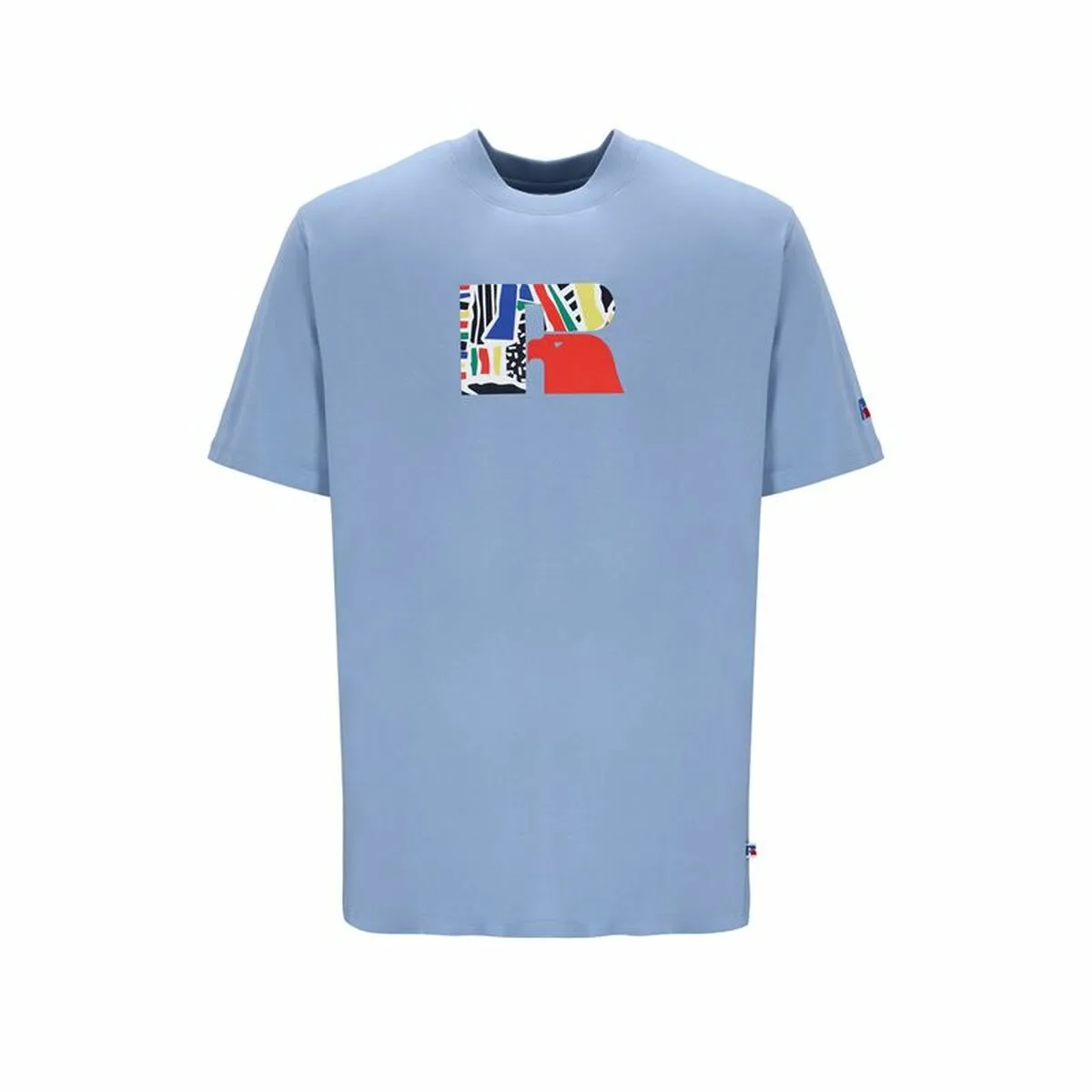 Maglia a Maniche Corte Russell Athletic Emt E36211 Azzurro Uomo