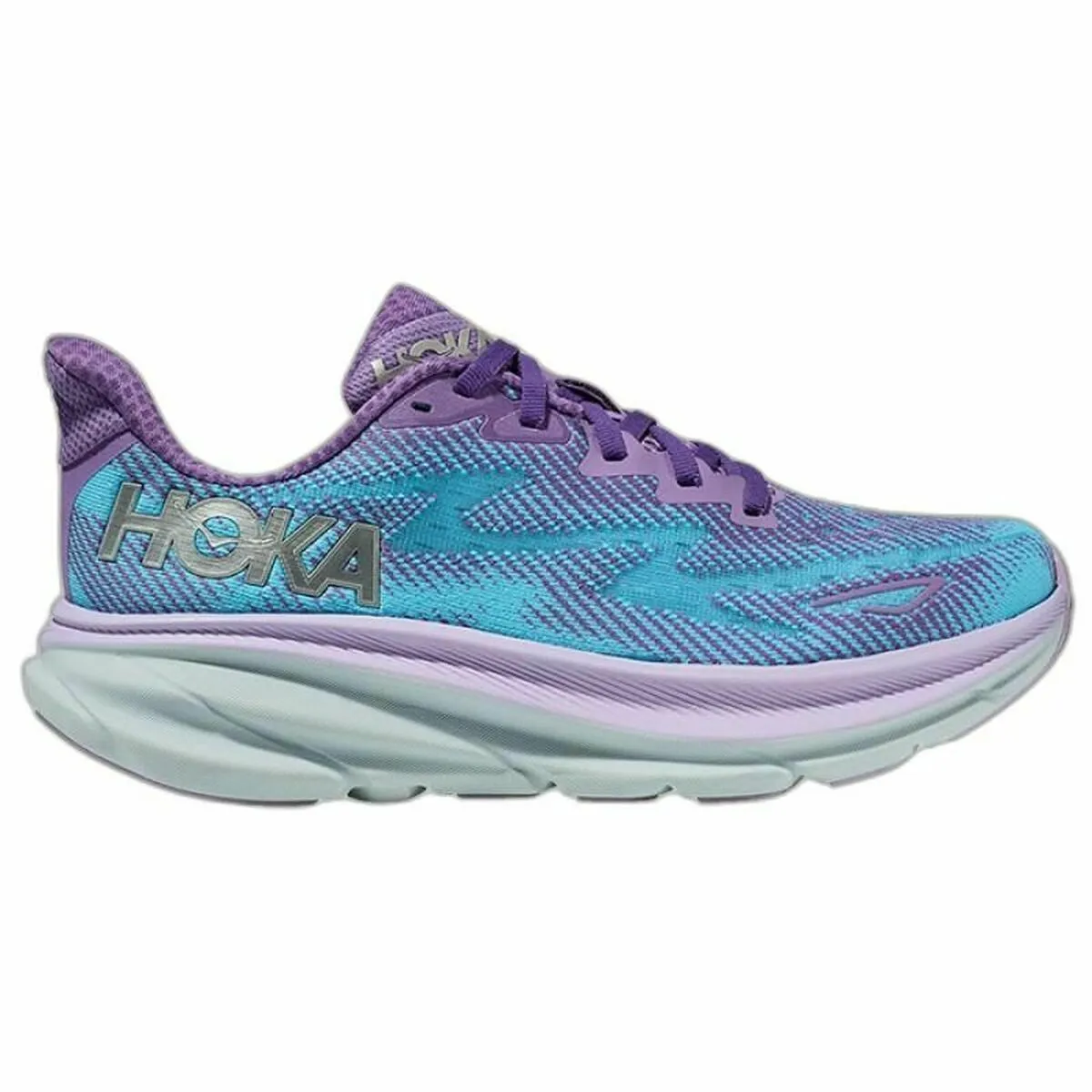 Scarpe da Running per Adulti HOKA Clifton 9 Acquamarina Donna