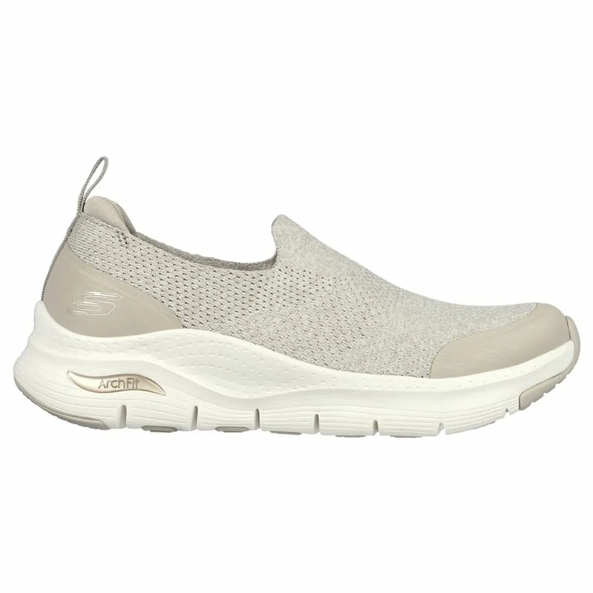 Scarpe Sportive da Donna Skechers Arch Fit - Quick Stride Beige