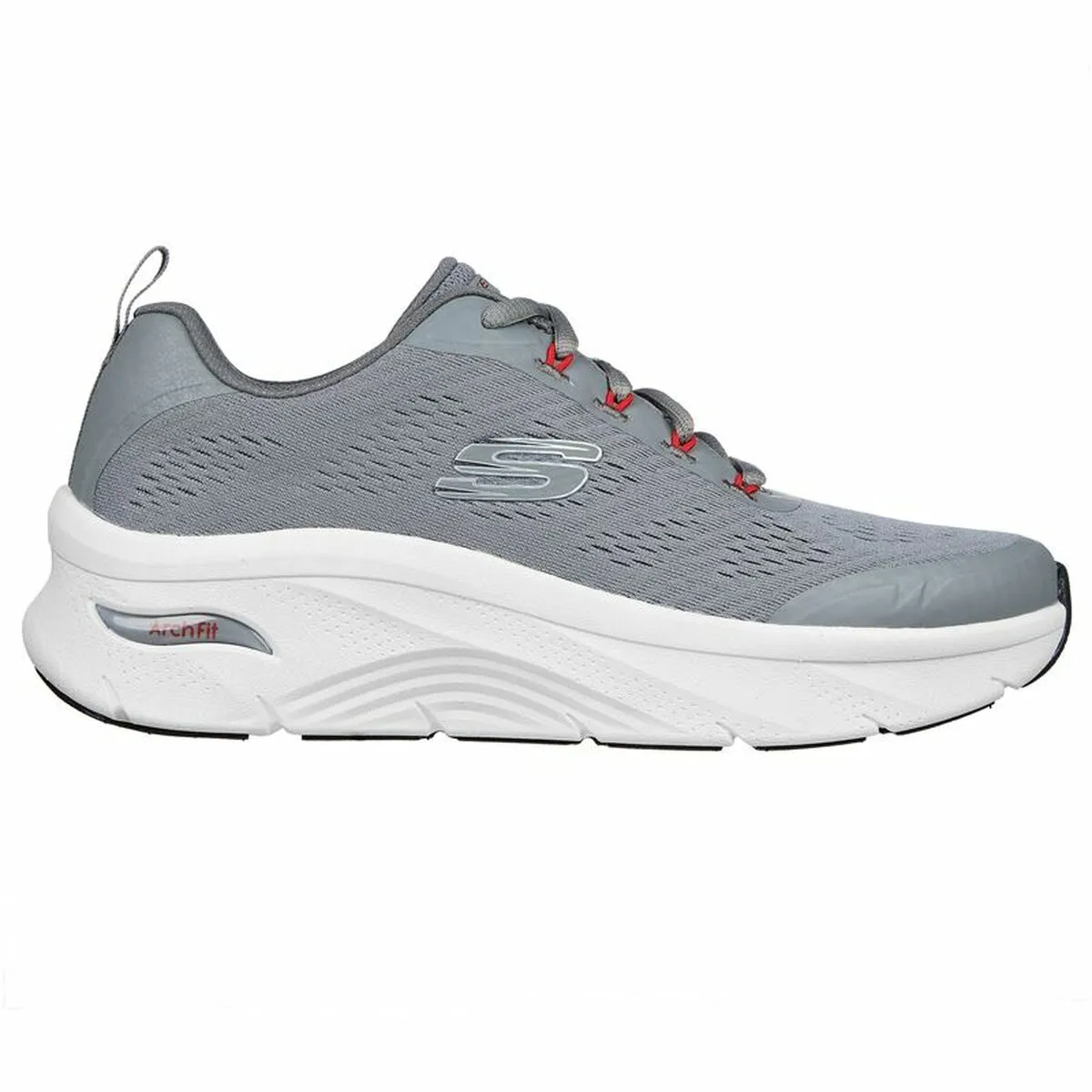 Scarpe Sportive Uomo Skechers Relaxed Fit: Arch Fit D'Lux Grigio