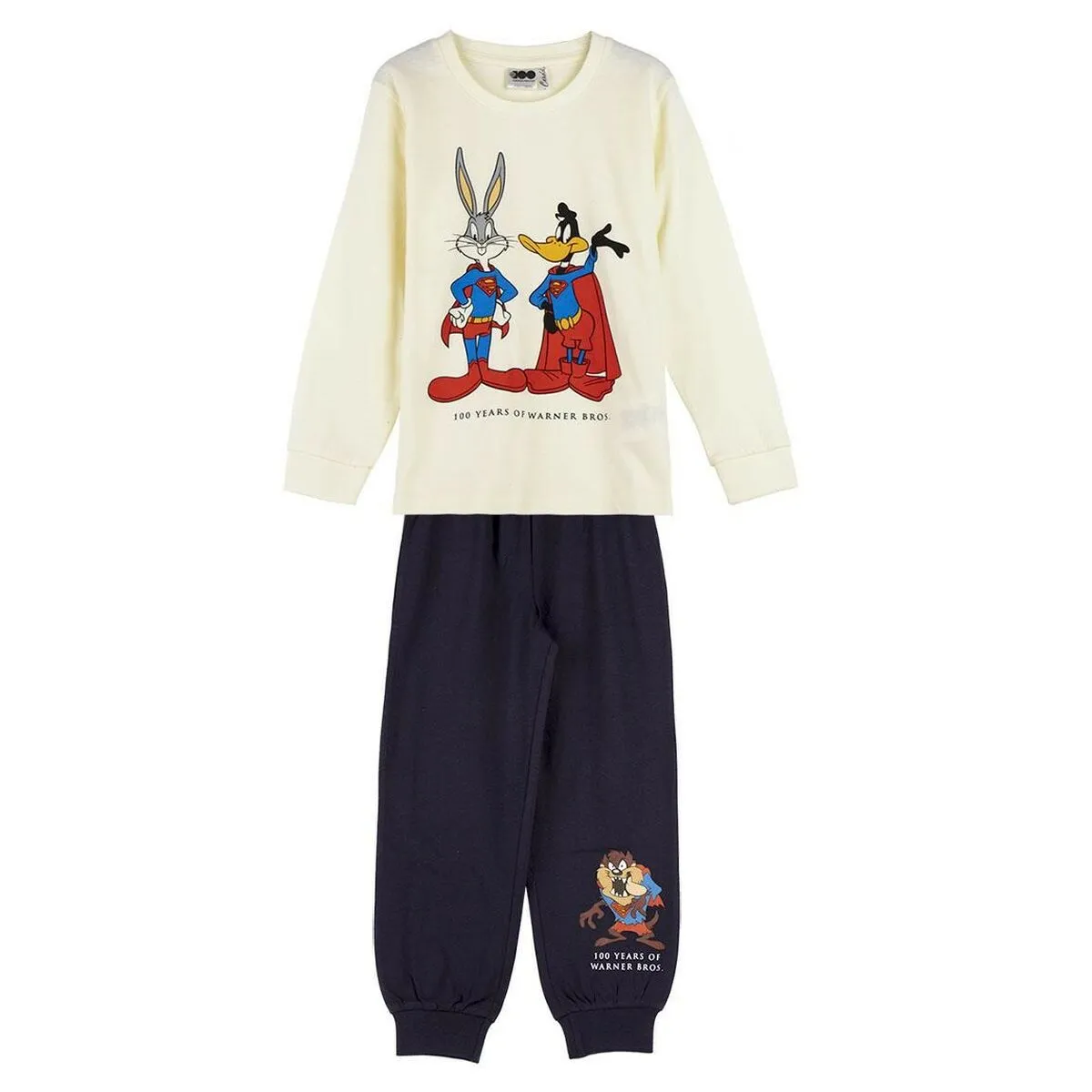 Pigiama Per bambini Warner Bros Blu scuro Beige