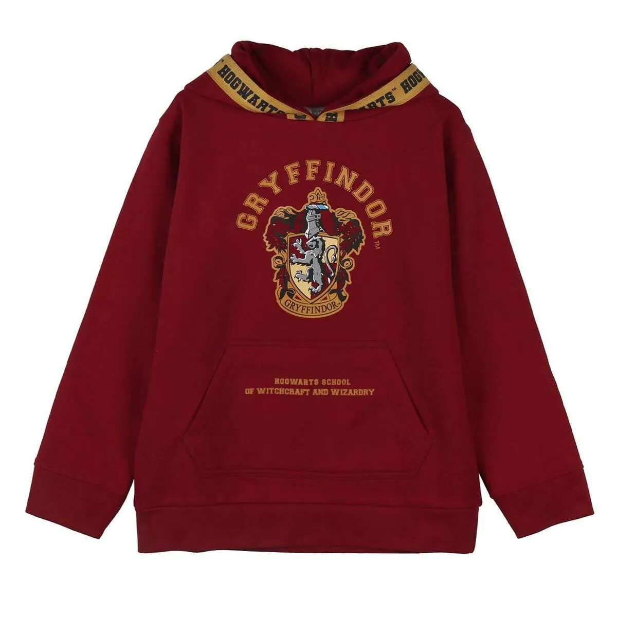 Felpa con Cappuccio Bambino Harry Potter Rosso Scuro