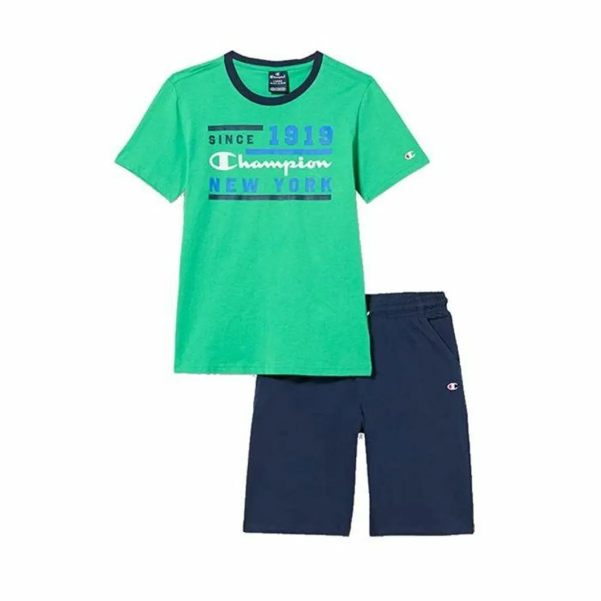 Completo Sportivo per Bambini Champion Verde 2 Pezzi Verde limone