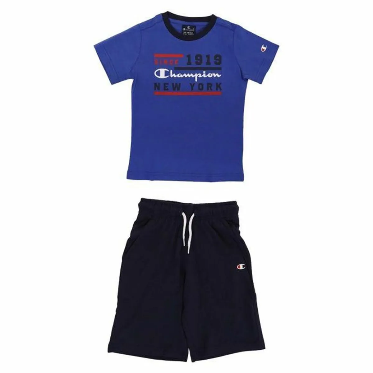 Completo Sportivo per Bambini Champion Azzurro 2 Pezzi