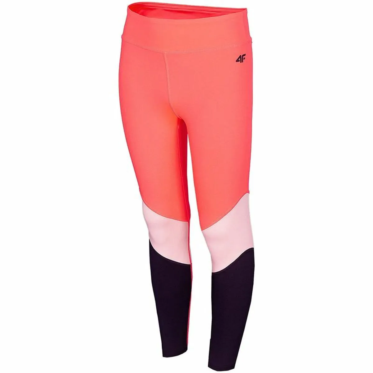 Leggings Sportivi 4F JSPDF003 Neon Rosa