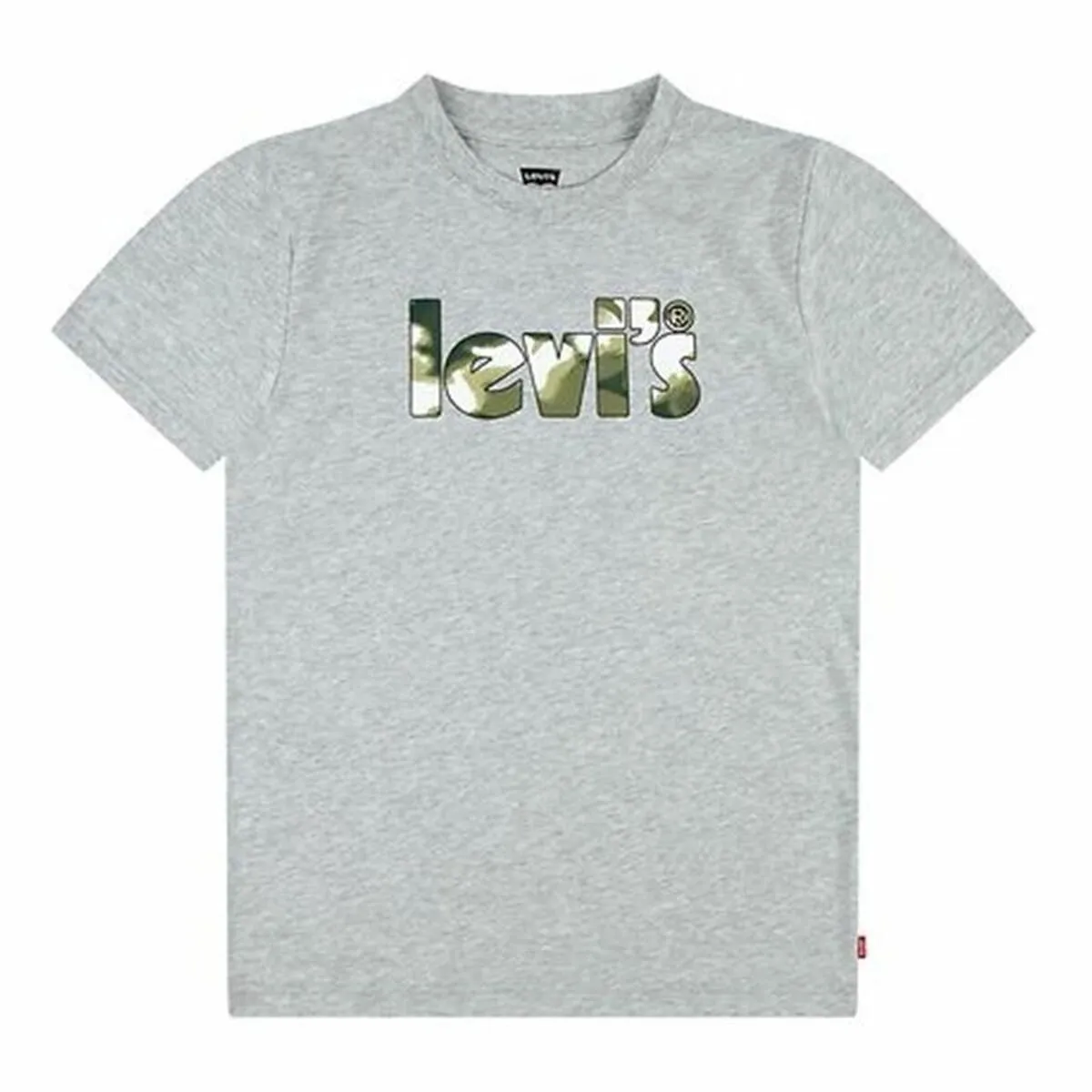 Maglia Levi's Camo Poster Logo Gray 60731 Grigio