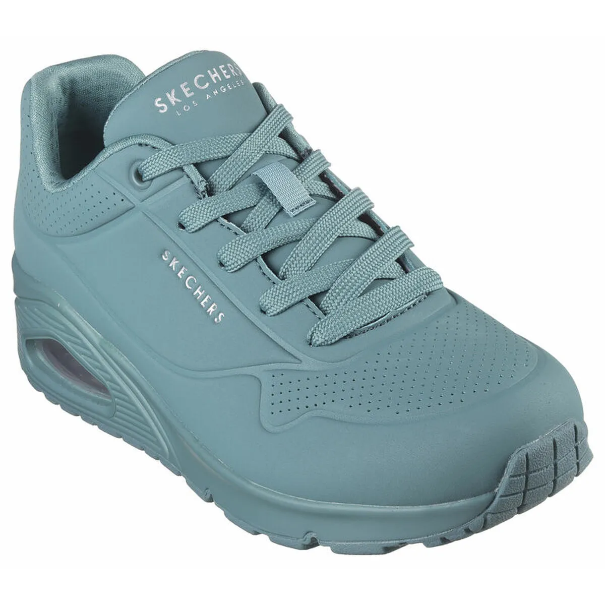 Scarpe da Donna per Camminare Skechers UNO STAND 73690 SLT Azzurro