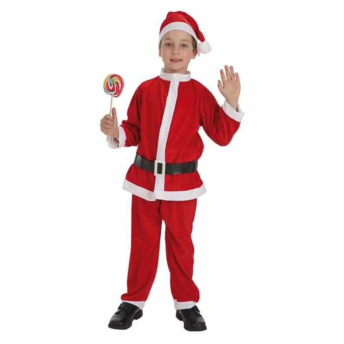 Costume per Bambini Babbo Natale 4 Pezzi