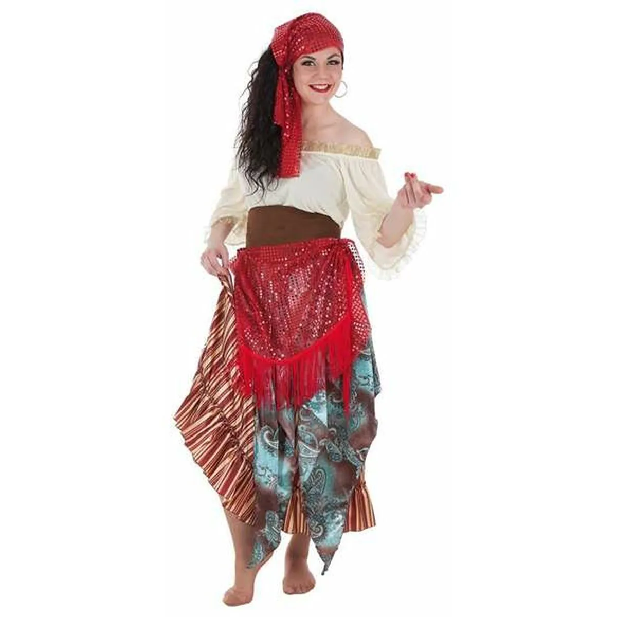 Costume per Adulti Zingara (4 Pezzi)