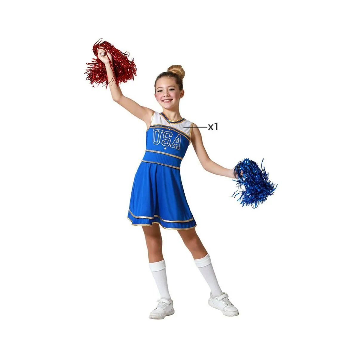 Costume per Bambini Animatrice Azzurro