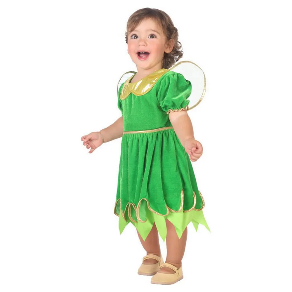 Costume da bambino Fata Verde Fantasia