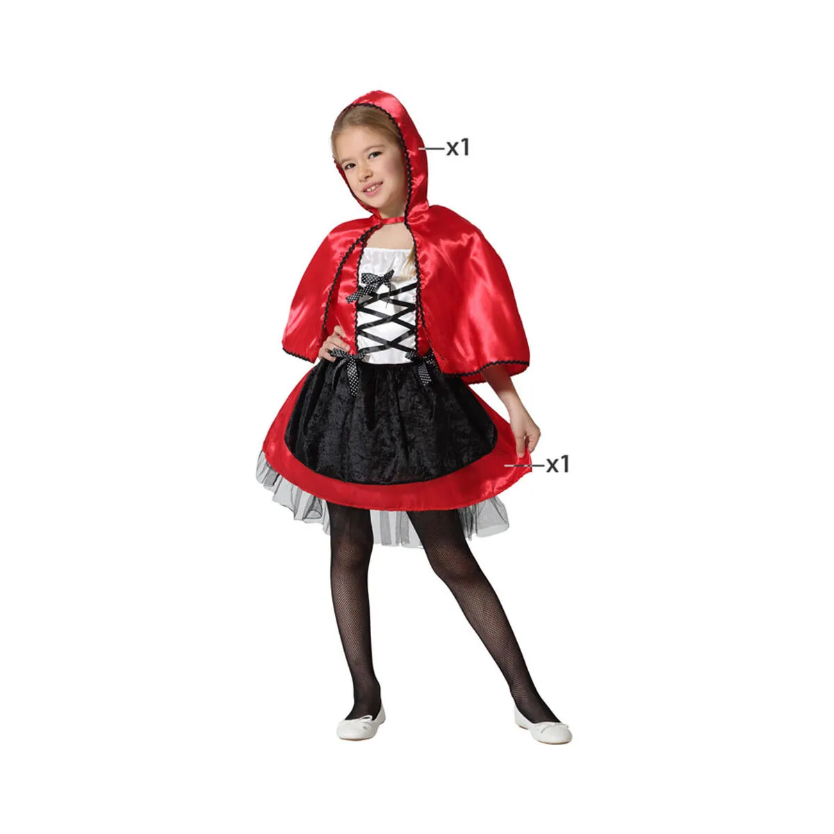 Costume da bambino Cappuccetto Rosso Rosso Fantasia