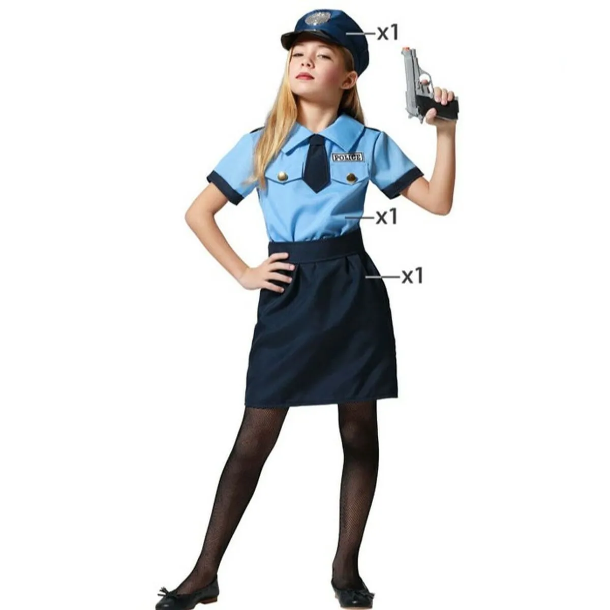 Costume da bambino Poliziotta