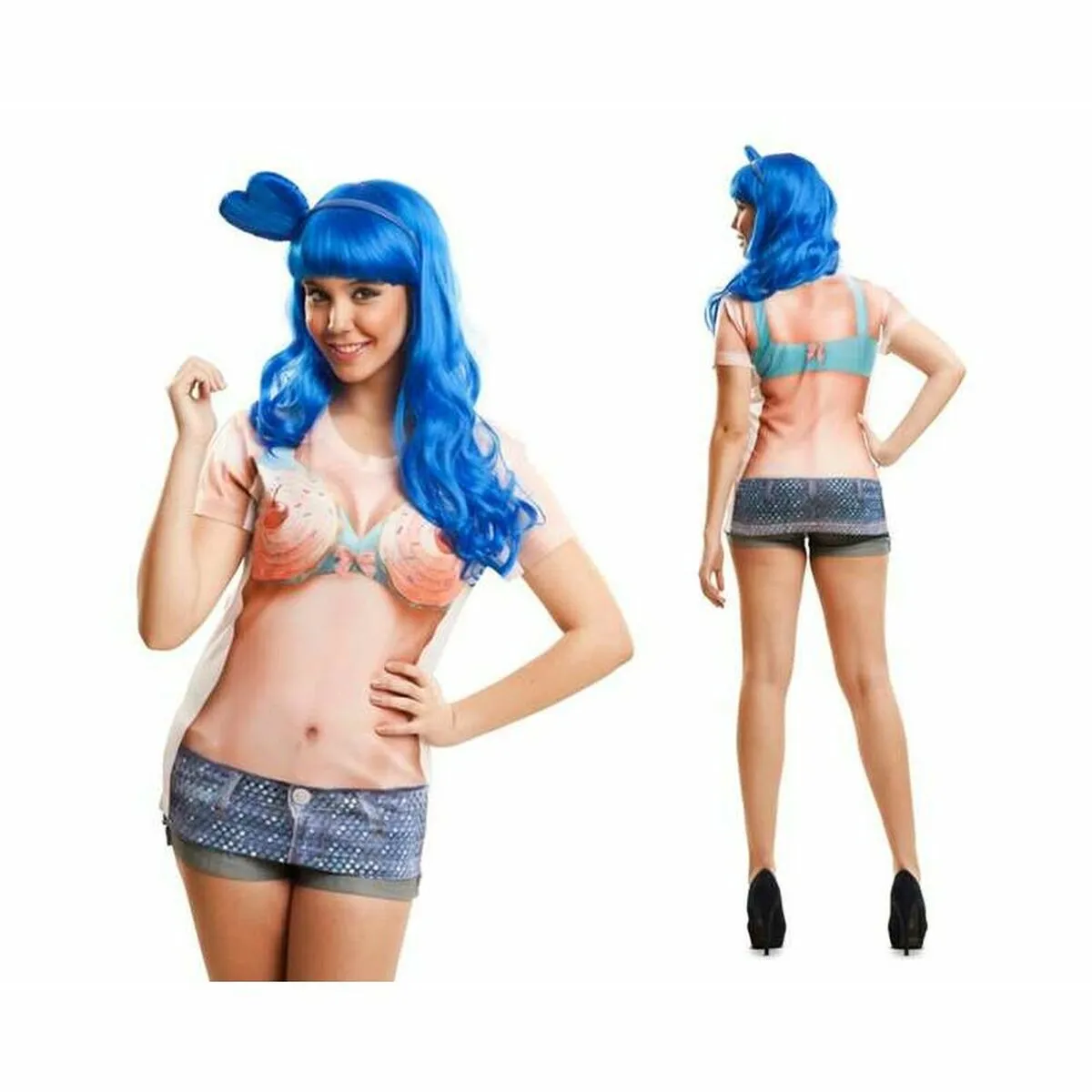 Costume per Adulti My Other Me Katy Perry Maglia