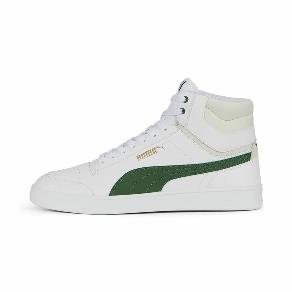 Scarpe da Tennis Casual Unisex Puma Shuffle Mid Bianco