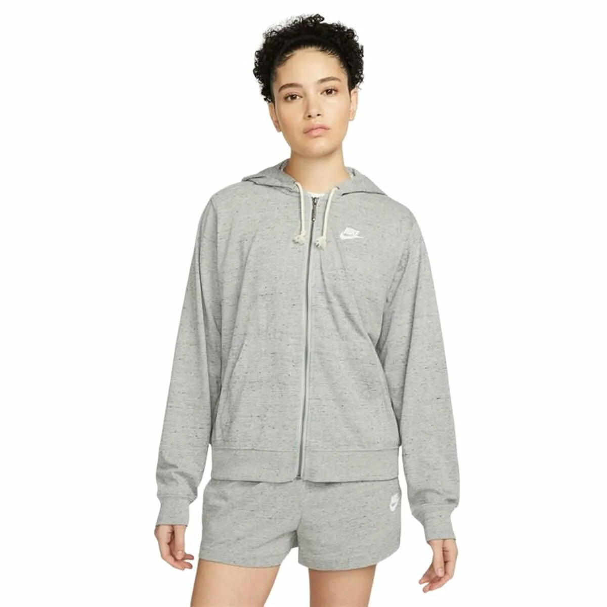 Giacca Sportiva da Donna Nike Sportswear Gym Vintage Grigio